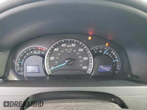 2014 Toyota Camry L with VIN 4T4BF1FK1ER435861, listed as a Copart auction lot 54007535 with 74,369 mi miles and Clean Title. Bid and sale history available at DreamBid. Image 9.