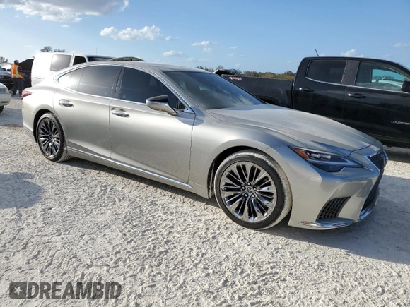 2022 Lexus LS 500 z VIN JTHD51FFXN5017708, wystawiony jako Copart lot #75569084 z przebiegiem 13 725 mil mil oraz Nie do naprawy • Non repairable. Historia ofert i sprzedaży dostępna na DreamBid. Obrazek 4.