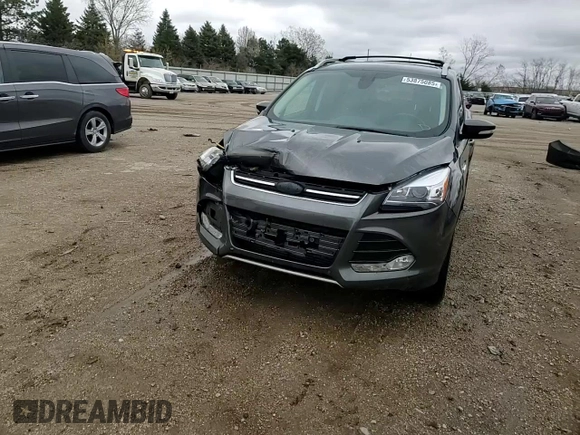 2016 Ford Escape Titanium with VIN 1FMCU9J94GUA43063, listed as a Copart auction lot 53875085 with 71,227 mi miles and Salvage Title. Bid and sale history available at DreamBid. Image 13.