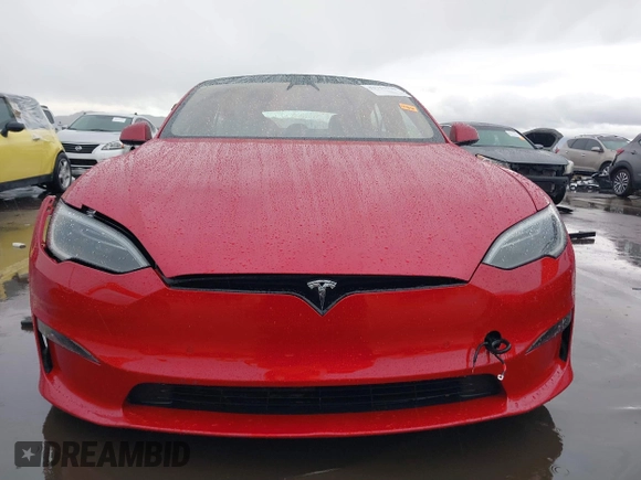 2022 Tesla Model S Plaid z VIN 5YJSA1E61NF485055, wystawiony jako IAAI lot #41751134 z przebiegiem Nie podano mil oraz . Historia ofert i sprzedaży dostępna na DreamBid. Obrazek 12.