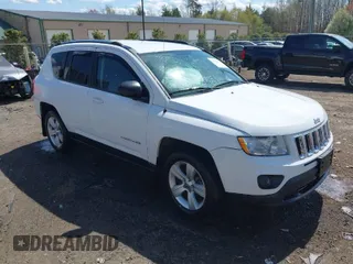 2012 Jeep Compass Sport with VIN 1C4NJDBB1CD588884, listed as a IAAI auction lot 41918765 with 199,008 mi miles. Bid and sale history available at carsss.com. Image 1.