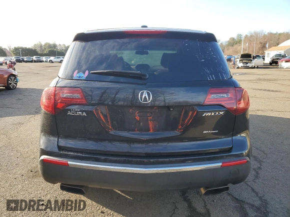 2010 Acura MDX Technology Pkg with VIN 2HNYD2H67AH533417, listed as a Copart auction lot 49398985 with 103,330 mi miles and Salvage Title. Bid and sale history available at carsss.com. Image 6.