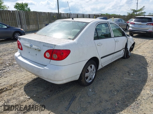 2005 Toyota Corolla CE with VIN 2T1BR32E25C445216, listed as a IAAI auction lot 42166959 with 276,245 mi miles and . Bid and sale history available at DreamBid. Image 4.