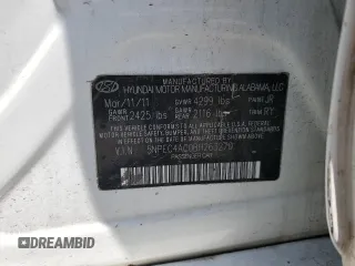 2011 Hyundai Sonata Limited with VIN 5NPEC4AC0BH263270, listed as a Copart auction lot 55154625 with 199,621 mi miles and Salvage Title. Bid and sale history available at DreamBid. Image 12.