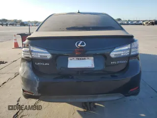 2010 Lexus HS 250h with VIN JTHBB1BA5A2011109, listed as a Copart auction lot 77573164 with 278,604 mi miles and Clean Title. Bid and sale history available at DreamBid. Image 6.