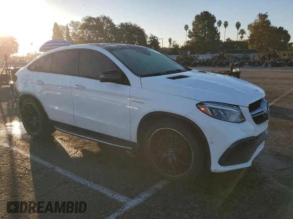 2016 Mercedes-Benz GLE 63 S AMG with VIN 4JGED7FB7GA037168, listed as a Copart auction lot 77898364 with 79,850 mi miles and Salvage title. Bid and sale history available at DreamBid. Image 4.