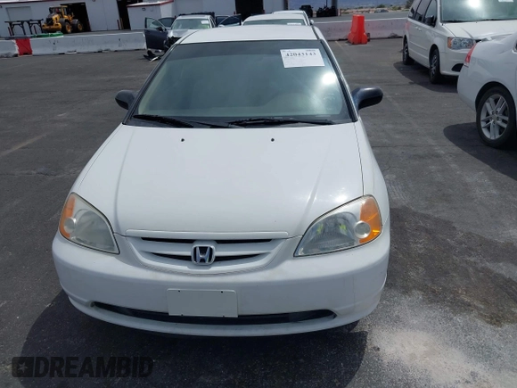 2003 Honda Civic LX with VIN 1HGEM22533L014882, listed as a IAAI auction lot 42043143 with 1 mi miles. Bid and sale history available at carsss.com. Image 12.