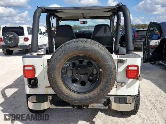 1994 Jeep Wrangler S with VIN 1J4FY19P4RP401204, listed as a Copart auction lot 77847694 with 0 mi miles and Non Repairable. Bid and sale history available at carsss.com. Image 6.