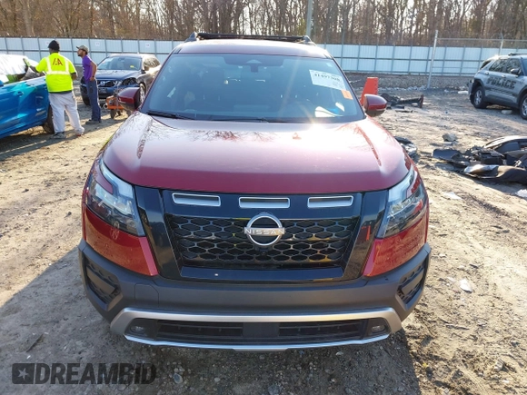 2023 Nissan Pathfinder Rock Creek with VIN 5N1DR3BD2PC201346, listed as a IAAI auction lot 41497308 with 49,827 mi miles and . Bid and sale history available at DreamBid. Image 12.