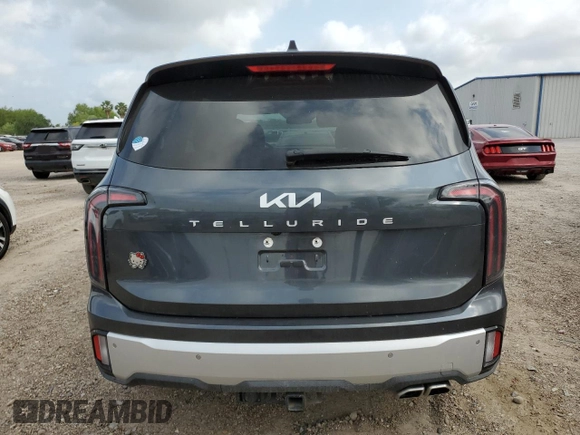 2024 Kia Telluride EX with VIN 5XYP34GC8RG533847, listed as a Copart auction lot 50711135 with 5,548 mi miles and Salvage title. Bid and sale history available at DreamBid. Image 6.