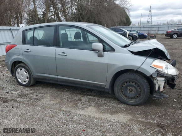 2009 Nissan Versa 1.8 S with VIN 3N1BC13E19L494921, listed as a Copart auction lot 49734835 with 127,451 mi miles and Salvage Title. Bid and sale history available at carsss.com. Image 4.