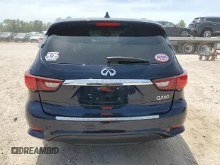 2020 Infiniti QX60 Luxe with VIN 5N1DL0MNXLC511342, listed as a Copart auction lot 56343925 with 81,962 mi miles and Salvage title. Bid and sale history available at DreamBid. Image 6.