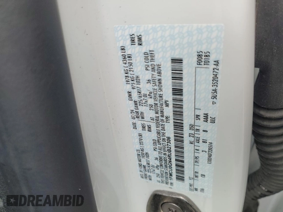 2024 Ford Escape Active с VIN 1FMCU0GN4RUB27306, выставлен на аукционе Copart как лот 55352785 с пробегом 12 476 миль миль и Списание • Salvage title. История ставок и продаж доступна на DreamBid. Изображение 13.