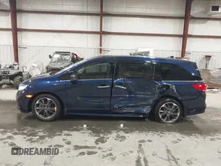 2024 Honda Odyssey Elite with VIN 5FNRL6H92RB005123, listed as a IAAI auction lot 41572778 with 9,312 mi miles. Bid and sale history available at carsss.com. Image 14.