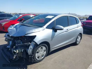 2019 Honda Fit LX with VIN 3HGGK5H43KM721363, listed as a IAAI auction lot 41670742 with 33,822 mi miles. Bid and sale history available at carsss.com. Image 2.
