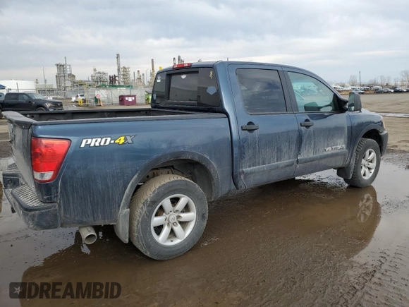 2013 Nissan Titan Pro-4X with VIN 1N6AA0ECXDN314703, listed as a Copart auction lot 49507105 with 287,763 mi miles and Salvage title. Bid and sale history available at DreamBid. Image 3.