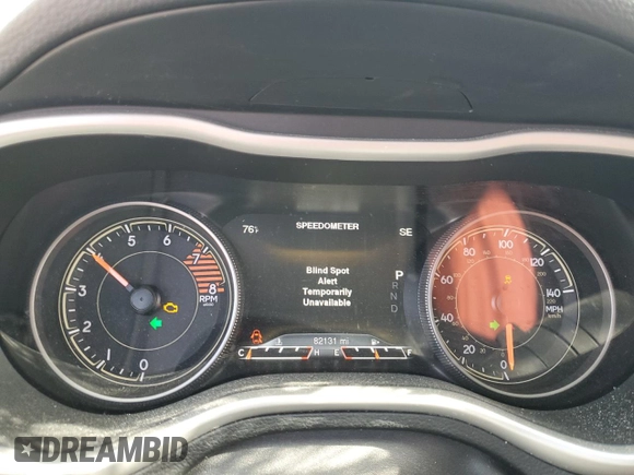 2016 Jeep Cherokee Limited with VIN 1C4PJLDS9GW275138, listed as a Copart auction lot 52558715 with 82,131 mi miles and Salvage Title. Bid and sale history available at carsss.com. Image 9.