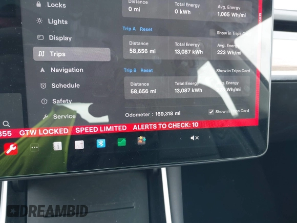 2018 Tesla Model 3 Long Range Battery with VIN 5YJ3E1EA2JF071855, listed as a IAAI auction lot 41314974 with 169,318 mi miles and . Bid and sale history available at DreamBid. Image 15.