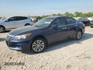 2011 Honda Accord EX-L z VIN 1HGCP3F81BA021400, wystawiony jako Copart lot #51948975 z przebiegiem 138 157 mil mil oraz Czysty tytuł • Clean title. Historia ofert i sprzedaży dostępna na DreamBid. Obrazek 1.