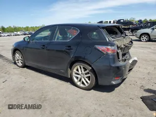 2014 Lexus CT 200h with VIN JTHKD5BH5E2203196, listed as a Copart auction lot 54337745 with 89,595 mi miles and Salvage Title. Bid and sale history available at DreamBid. Image 2.