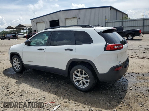 2016 Jeep Cherokee Sport with VIN 1C4PJLAB3GW171698, listed as a Copart auction lot 60810535 with 201,831 mi miles and Salvage title. Bid and sale history available at DreamBid. Image 2.