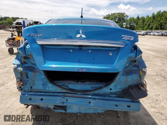 2019 Mitsubishi Mirage ES z VIN ML32F3FJ0KHF16636, wystawiony jako Copart lot #58084715 z przebiegiem 74 305 mil mil oraz Szkoda całkowita • Salvage title. Historia ofert i sprzedaży dostępna na DreamBid. Obrazek 7.