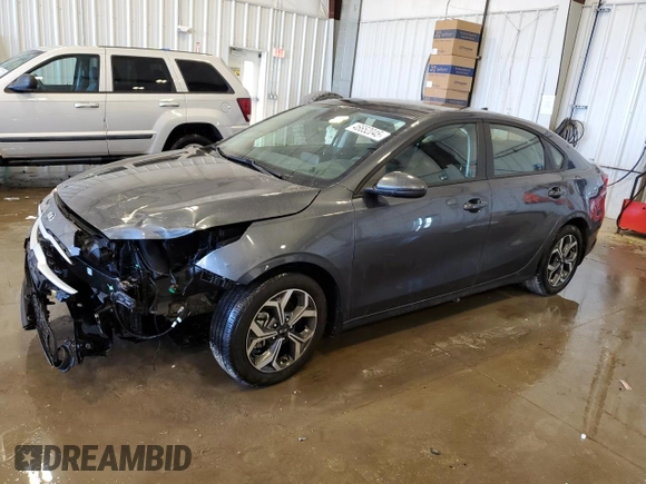 2021 Kia Forte LXS with VIN 3KPF24ADXME288622, listed as a Copart auction lot 46652045 with 12,392 mi miles and Salvage Title. Bid and sale history available at carsss.com. Image 1.