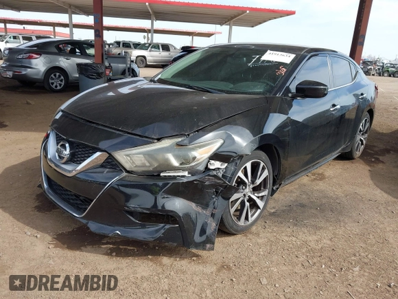 2016 Nissan Maxima SL with VIN 1N4AA6AP0GC900041, listed as a IAAI auction lot 41913634 with 149,774 mi miles and . Bid and sale history available at DreamBid. Image 2.