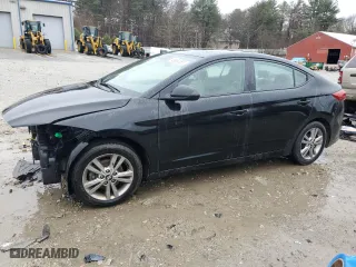 2017 Hyundai Elantra SE with VIN 5NPD84LF3HH167923, listed as a Copart auction lot 49994055 with 54,555 mi miles and Salvage Title. Bid and sale history available at carsss.com. Image 1.