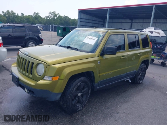 2012 Jeep Patriot Sport with VIN 1C4NJRBB0CD554982, listed as a IAAI auction lot 42621309 with 218,038 mi miles and . Bid and sale history available at DreamBid. Image 2.