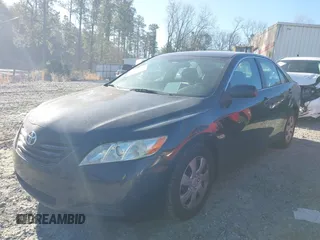 2007 Toyota Camry CE with VIN 4T1BE46K57U092599, listed as a IAAI auction lot 41829141 with 202,123 mi miles. Bid and sale history available at carsss.com. Image 2.
