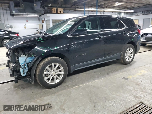 2018 Chevrolet Equinox LT z VIN 2GNAXSEV9J6245136, wystawiony jako Copart lot #55026665 z przebiegiem 129 498 mil mil oraz Szkoda całkowita • Salvage title. Historia ofert i sprzedaży dostępna na DreamBid. Obrazek 1.
