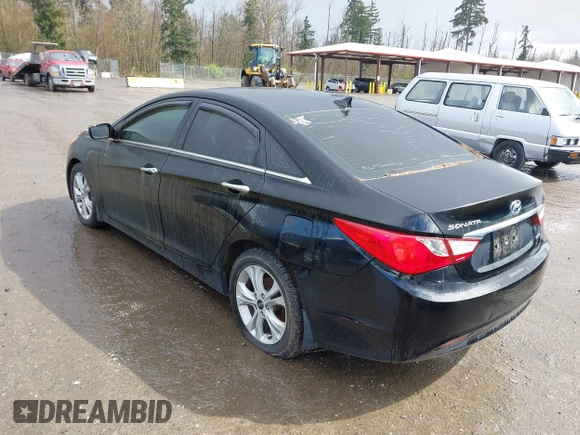 2011 Hyundai Sonata SE with VIN 5NPEC4ACXBH180753, listed as a IAAI auction lot 41953551 with 197,122 mi miles. Bid and sale history available at carsss.com. Image 3.