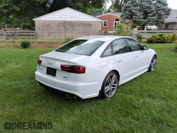 2017 Audi A6 Competition Prestige with VIN WAUF3AFC6HN064807, listed as a Copart auction lot 59595354 with 45,071 mi miles. Bid and sale history available at carsss.com. Image 4.