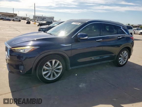 2019 Infiniti QX50 Luxe с VIN 3PCAJ5M1XKF123830, выставлен на аукционе Copart как лот 57996695 с пробегом 105 967 миль миль и Списание • Salvage title. История ставок и продаж доступна на DreamBid. Изображение 1.