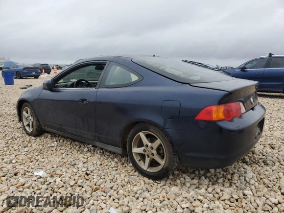 2002 Acura RSX Manual with VIN JH4DC53822C009788, listed as a Copart auction lot 50845835 with 0 mi miles and Salvage Title. Bid and sale history available at carsss.com. Image 2.