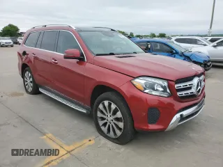 2017 Mercedes-Benz GLS 450 with VIN 4JGDF6EE0HA812682, listed as a Copart auction lot 49175844 with 87,289 mi miles and . Bid and sale history available at DreamBid. Image 4.