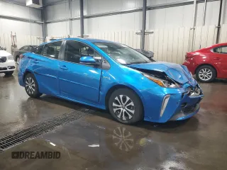 2022 Toyota Prius LE with VIN JTDL9MFU6N3040464, listed as a Copart auction lot 53653025 with 65,004 mi miles and Salvage title. Bid and sale history available at DreamBid. Image 4.