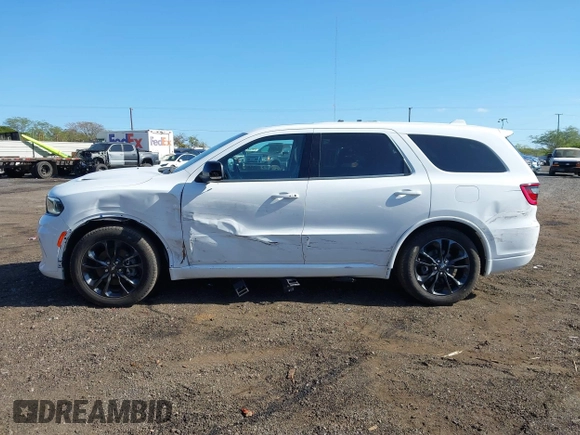 2022 Dodge Durango GT Plus with VIN 1C4RDHDG3NC187175, listed as a IAAI auction lot 41560375 with 6,884 mi miles and . Bid and sale history available at DreamBid. Image 6.