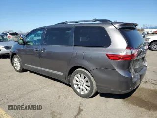 2015 Toyota Sienna Limited with VIN 5TDDK3DCXFS098042, listed as a Copart auction lot 48187255 with 74,509 mi miles and Salvage Title. Bid and sale history available at DreamBid. Image 2.