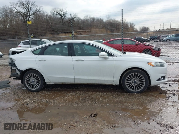 2016 Ford Fusion Titanium with VIN 3FA6P0K96GR158621, listed as a IAAI auction lot 41678349 with 182,162 mi miles. Bid and sale history available at carsss.com. Image 14.