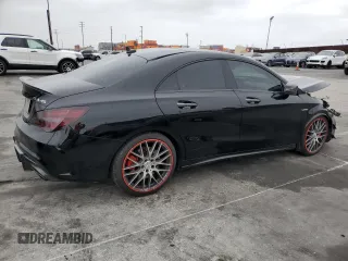 2018 Mercedes-Benz CLA 45 AMG z VIN WDDSJ5CB1JN567585, wystawiony jako Copart lot #55470285 z przebiegiem Nie podano mil oraz Szkoda całkowita • Salvage title. Historia ofert i sprzedaży dostępna na DreamBid. Obrazek 3.