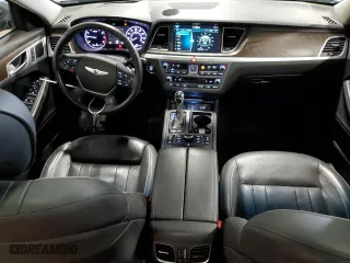 2015 Hyundai Genesis 3.8L with VIN KMHGN4JE1FU091746, listed as a Copart auction lot 75015634 with 90,055 mi miles and Non Repairable. Bid and sale history available at carsss.com. Image 8.