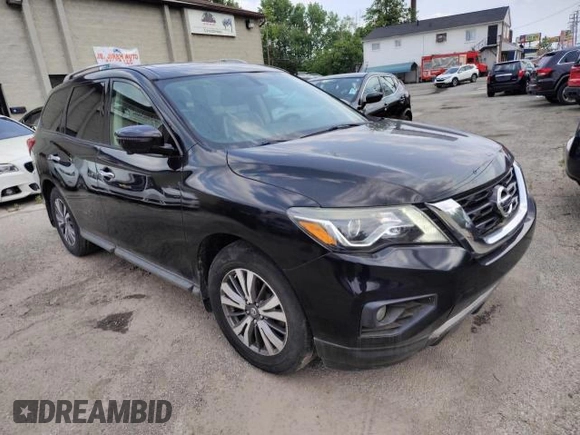 2017 Nissan Pathfinder Platinum with VIN 5N1DR2MM0HC913458, listed as a Copart auction lot 60730635 with 137,054 mi miles and Clean title. Bid and sale history available at DreamBid. Image 1.