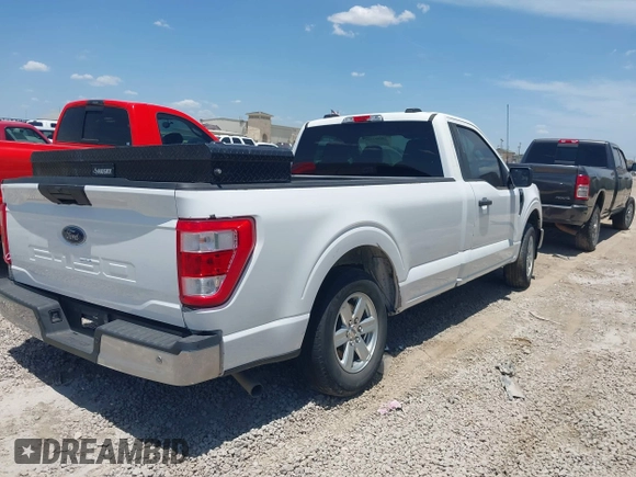 2023 Ford F-150 XL with VIN 1FTMF1CB6PKE64993, listed as a IAAI auction lot 42887730 with 41,376 mi miles and . Bid and sale history available at DreamBid. Image 4.