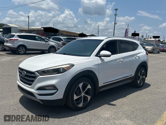 2017 Hyundai Tucson Sport with VIN KM8J3CA29HU351485, listed as a Copart auction lot 56537955 with 121,371 mi miles and Clean Title. Bid and sale history available at DreamBid. Image 2.