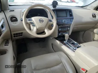 2013 Nissan Pathfinder Platinum with VIN 5N1AR2MM5DC621575, listed as a Copart auction lot 41856495 with 143,227 mi miles and Salvage Title. Bid and sale history available at carsss.com. Image 8.