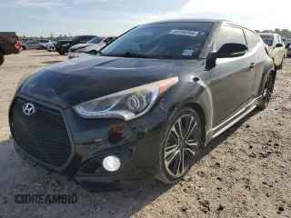 2016 Hyundai Veloster Turbo with VIN KMHTC6AE6GU272522, listed as a Copart auction lot 69160304 with 88,905 mi miles and Salvage title. Bid and sale history available at DreamBid. Image 1.