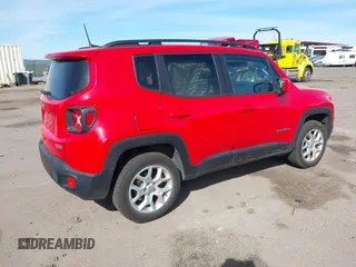 2018 Jeep Renegade Latitude with VIN ZACCJBBB3JPH98347, listed as a IAAI auction lot 40483552 with 56,993 mi miles and . Bid and sale history available at DreamBid. Image 4.