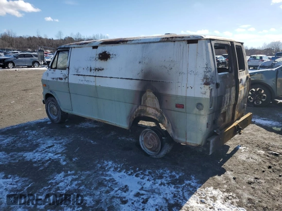 1972 Ford Econoline Cargo with VIN E36AHP01778, listed as a Copart auction lot 46024925 with Not Provided miles and Salvage Title. Bid and sale history available at DreamBid. Image 2.
